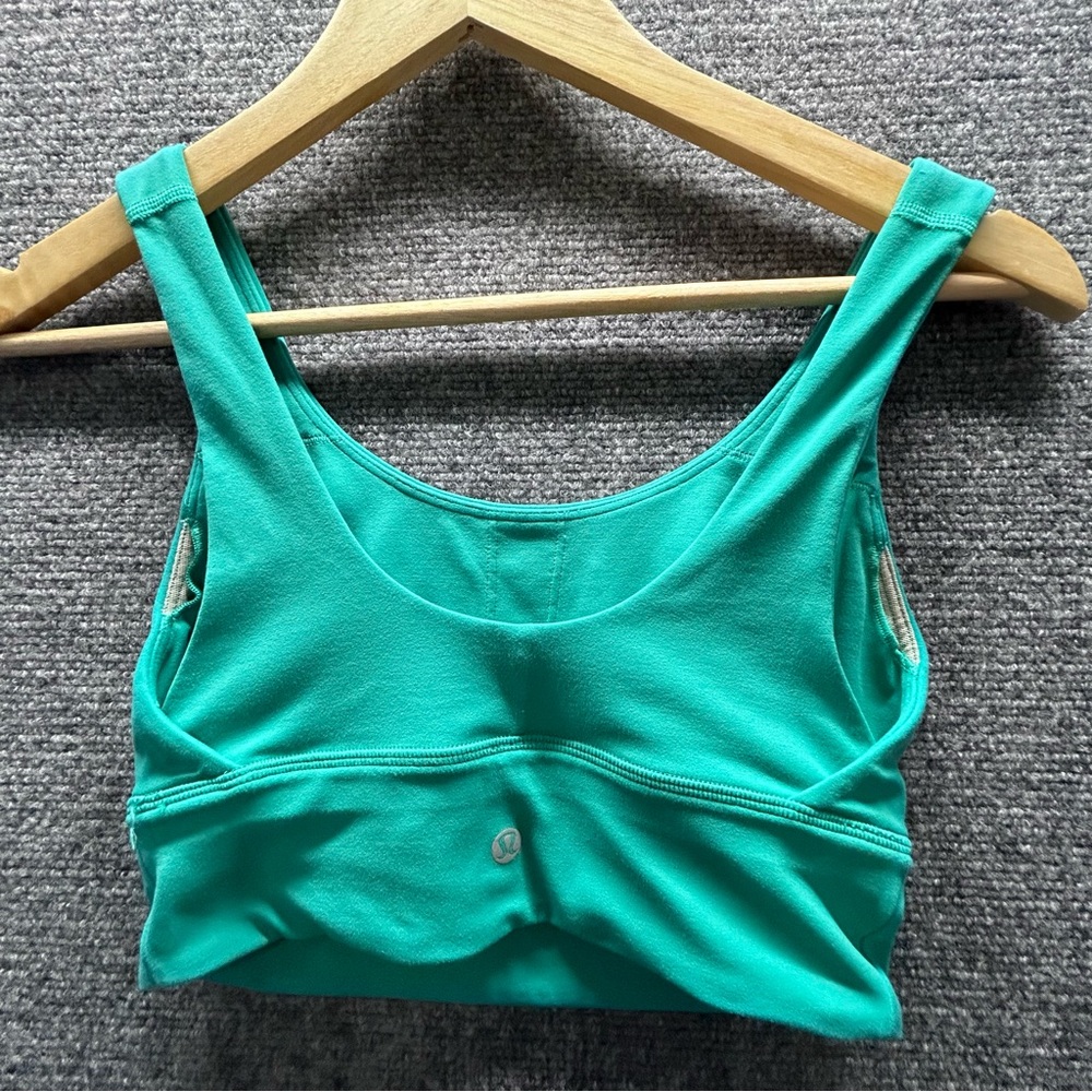 Lululemon Athletica Activewear Set Teal & Black Size 4 top Size 6 leggings - Picture 3 of 15